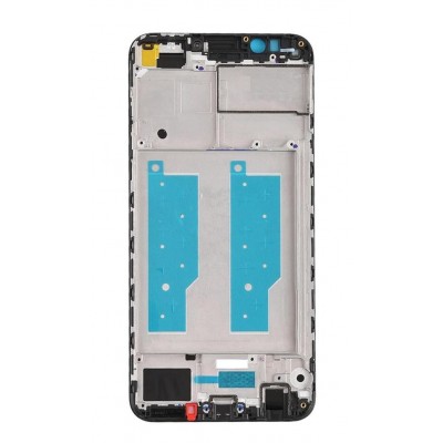 Lcd Frame Middle Chassis For Huawei Honor 7c Black By - Maxbhi Com