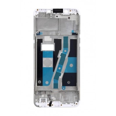 Lcd Frame Middle Chassis For Oppo A83 White By - Maxbhi Com