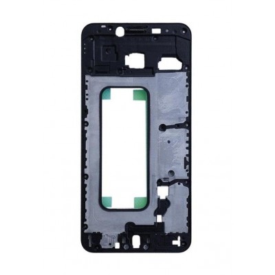 Lcd Frame Middle Chassis For Samsung Galaxy C5 Black By - Maxbhi Com