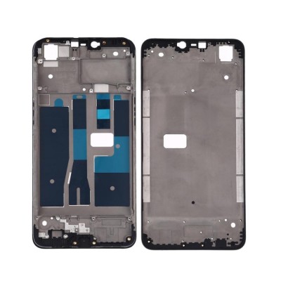 Lcd Frame Middle Chassis For Oppo A3s Black By - Maxbhi Com