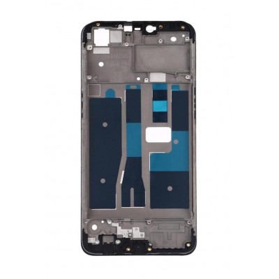 Lcd Frame Middle Chassis For Oppo A3s Black By - Maxbhi Com
