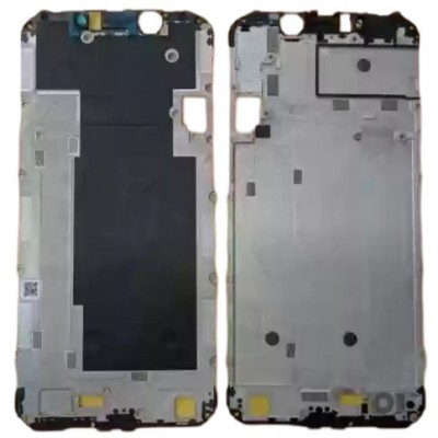 Lcd Frame Middle Chassis For Motorola One Power P30 Xt1942 Black By - Maxbhi Com
