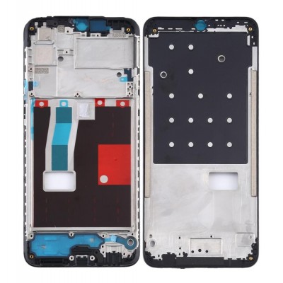 Lcd Frame Middle Chassis For Realme 5 Pro Black By - Maxbhi Com