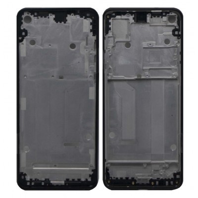 Lcd Frame Middle Chassis For Motorola One Vision Black By - Maxbhi Com