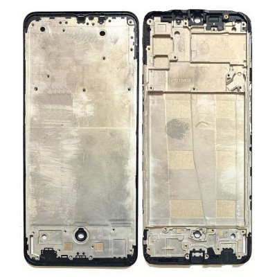 Lcd Frame Middle Chassis For Oppo F15 Black By - Maxbhi Com