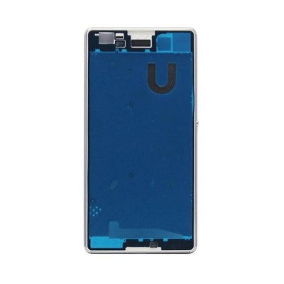 Lcd Frame Middle Chassis For Sony Xperia M5 Dual White By - Maxbhi Com