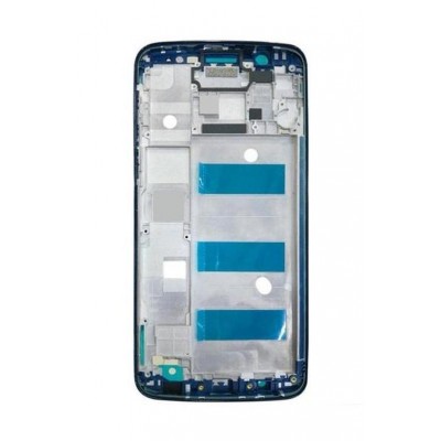Lcd Frame Middle Chassis For Motorola Moto G6 Plus Black By - Maxbhi Com