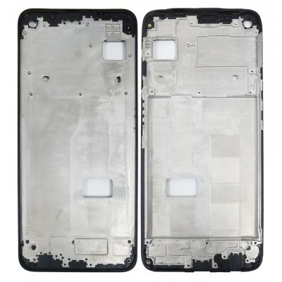 Lcd Frame Middle Chassis For Realme 6 Black By - Maxbhi Com