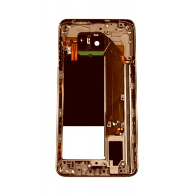 Lcd Frame Middle Chassis For Samsung Galaxy Note5 Duos Gold By - Maxbhi Com