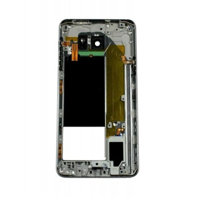 Lcd Frame Middle Chassis For Samsung Galaxy Note5 Duos Silver By - Maxbhi Com