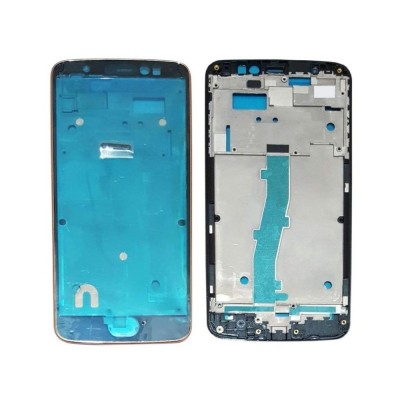 Lcd Frame Middle Chassis For Moto E4 White By - Maxbhi Com