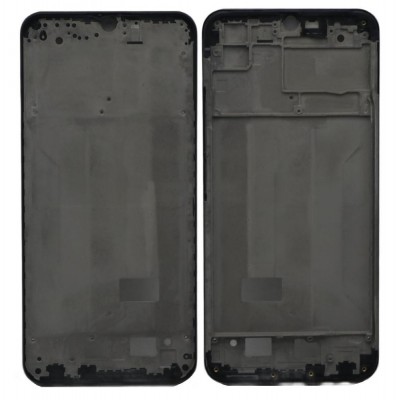 Lcd Frame Middle Chassis For Vivo Y17 2019 Black By - Maxbhi Com