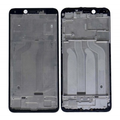 Lcd Frame Middle Chassis For Xiaomi Redmi 6 Black By - Maxbhi Com