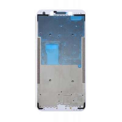 Lcd Frame Middle Chassis For Oppo F5 Youth White By - Maxbhi Com