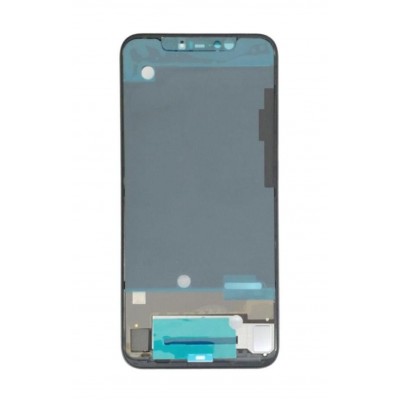 Lcd Frame Middle Chassis For Xiaomi Mi 8 Black By - Maxbhi Com