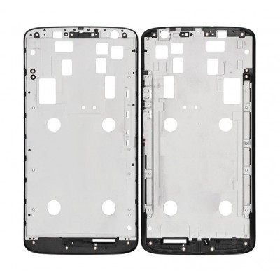 Lcd Frame Middle Chassis For Motorola Moto X Play 32gb Black By - Maxbhi Com