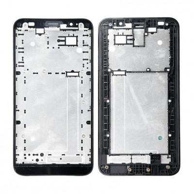 Lcd Frame Middle Chassis For Asus Zenfone 2 Ze550ml Black By - Maxbhi Com