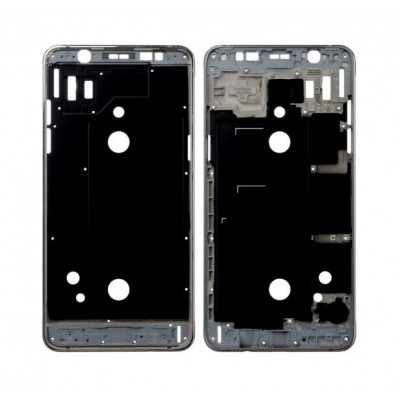 Lcd Frame Middle Chassis For Samsung Galaxy J5 2016 White By - Maxbhi Com
