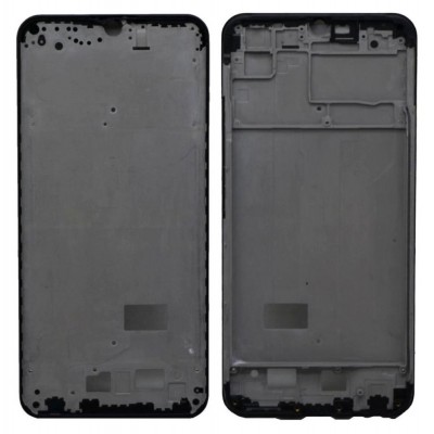 Lcd Frame Middle Chassis For Vivo Y12 Black By - Maxbhi Com