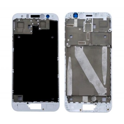 Lcd Frame Middle Chassis For Asus Zenfone 4 Selfie Pro Zd552kl White By - Maxbhi Com