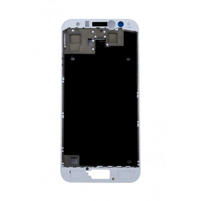 Lcd Frame Middle Chassis For Asus Zenfone 4 Selfie Pro Zd552kl White By - Maxbhi Com