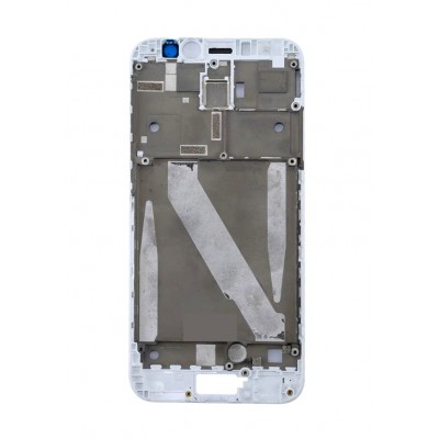 Lcd Frame Middle Chassis For Asus Zenfone 4 Selfie Pro Zd552kl White By - Maxbhi Com