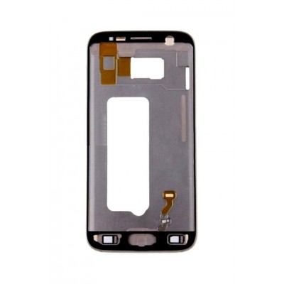Lcd Frame Middle Chassis For Samsung Galaxy S7 Pink Gold By - Maxbhi Com
