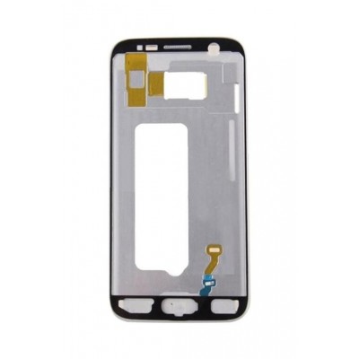 Lcd Frame Middle Chassis For Samsung Galaxy S7 Silver By - Maxbhi Com