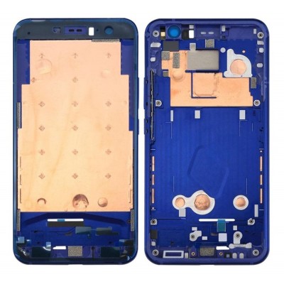 Lcd Frame Middle Chassis For Htc U11 Blue By - Maxbhi Com