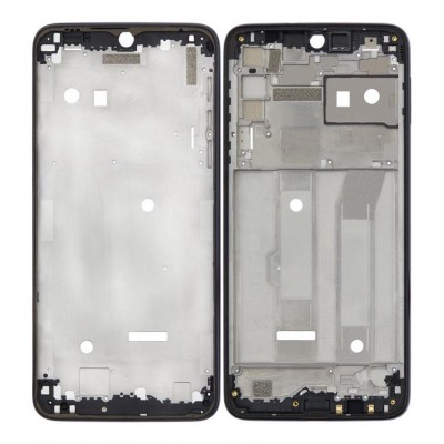 Lcd Frame Middle Chassis For Motorola One Macro Black By - Maxbhi Com