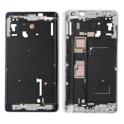 Lcd Frame Middle Chassis For Samsung Galaxy Note Edge White By - Maxbhi Com