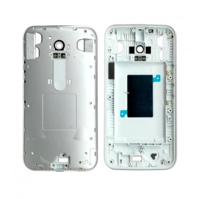 Lcd Frame Middle Chassis For Motorola Moto G Turbo Edition White By - Maxbhi Com