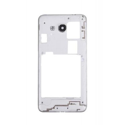 Lcd Frame Middle Chassis For Samsung Galaxy Grand Prime Smg530h White By - Maxbhi Com