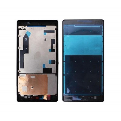 Lcd Frame Middle Chassis For Sony Xperia T2 Ultra Dual Sim D5322 Purple By - Maxbhi Com