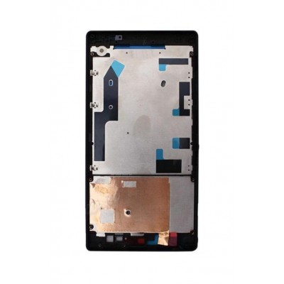 Lcd Frame Middle Chassis For Sony Xperia T2 Ultra Dual Sim D5322 Purple By - Maxbhi Com