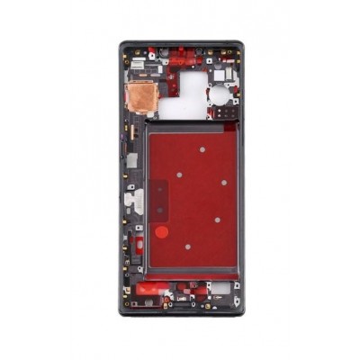 Lcd Frame Middle Chassis For Huawei Mate 30 Pro 5g Black By - Maxbhi Com