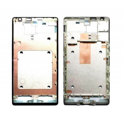 Lcd Frame Middle Chassis For Nokia Lumia 1520 Yellow By - Maxbhi Com