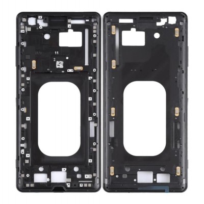 Lcd Frame Middle Chassis For Sony Xperia Xz3 Black By - Maxbhi Com