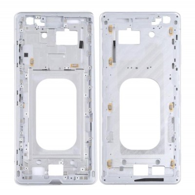 Lcd Frame Middle Chassis For Sony Xperia Xz3 White By - Maxbhi Com
