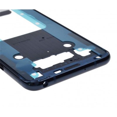 Lcd Frame Middle Chassis For Lg V30 Plus Blue By - Maxbhi Com
