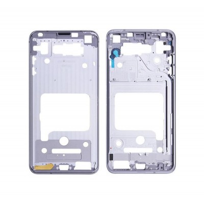 Lcd Frame Middle Chassis For Lg V30 Plus White By - Maxbhi Com