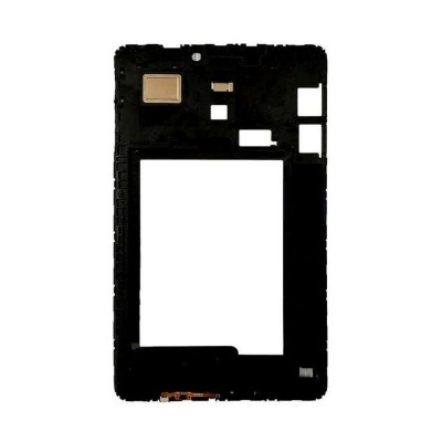 Lcd Frame Middle Chassis For Samsung Galaxy Tab E 9 6 White By - Maxbhi Com
