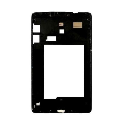 Lcd Frame Middle Chassis For Samsung Galaxy Tab E 9 6 White By - Maxbhi Com