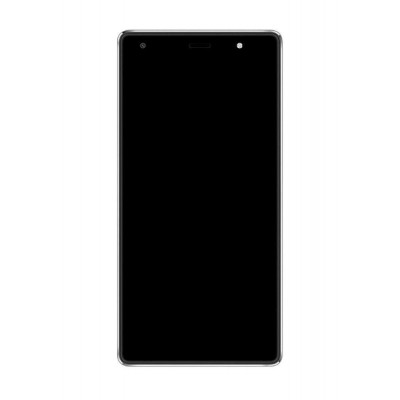 Lcd Frame Middle Chassis For Lyf F1s Black By - Maxbhi Com