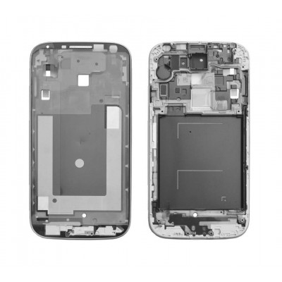 Lcd Frame Middle Chassis For Samsung I9505 Galaxy S4 Black By - Maxbhi Com