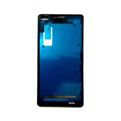 Lcd Frame Middle Chassis For Sony Xperia Z2 Black By - Maxbhi Com