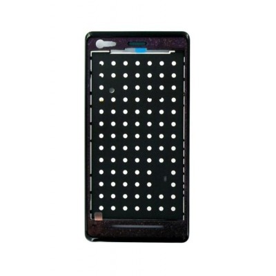 Lcd Frame Middle Chassis For Sony Xperia M C2004 Black By - Maxbhi Com