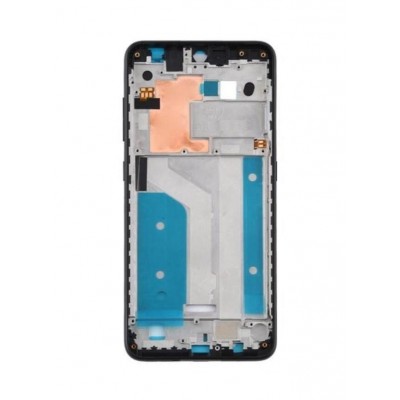 Lcd Frame Middle Chassis For Nokia 6 2 Black By - Maxbhi Com