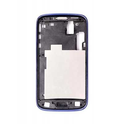 Lcd Frame Middle Chassis For Samsung Galaxy Core I8260 Blue By - Maxbhi Com