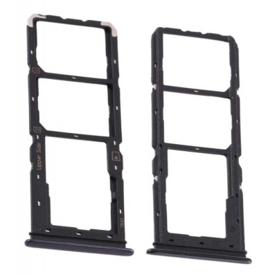 Sim Card Holder Tray For Vivo Y30 Black - Maxbhi Com